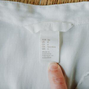 H&M Off White Blouse